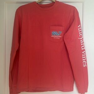 Men’s Vineyard Vines XS long sleeve pink/coral t-shirt from New Orleans